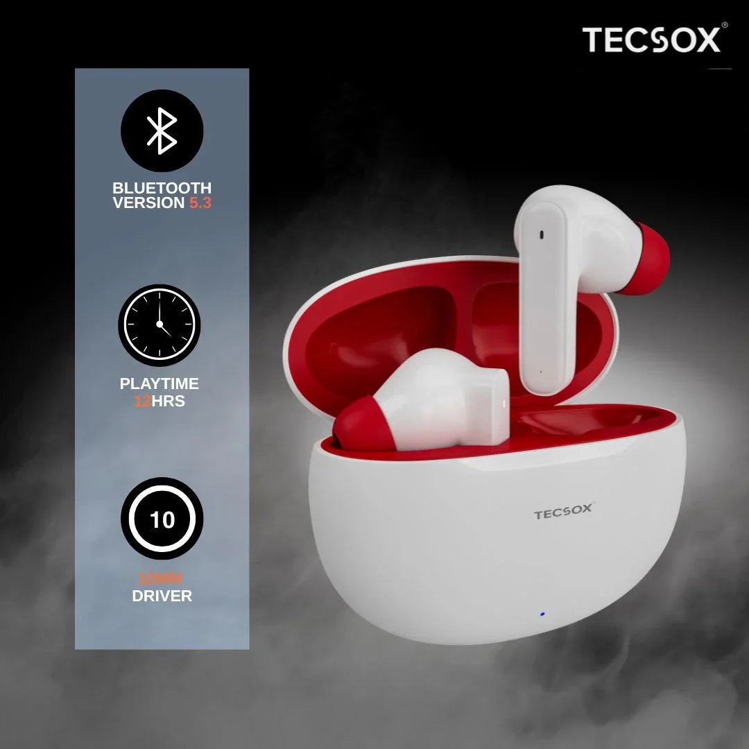 Order TecSox Pulse 611 Bluetooth Earbuds | Deep Bass