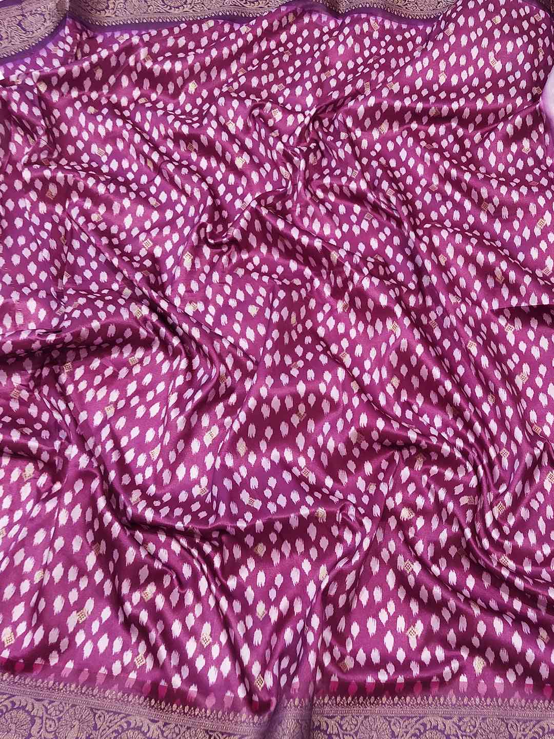 Pure Banarasi Soft Silk With Patola Pallu on Saree by My Store