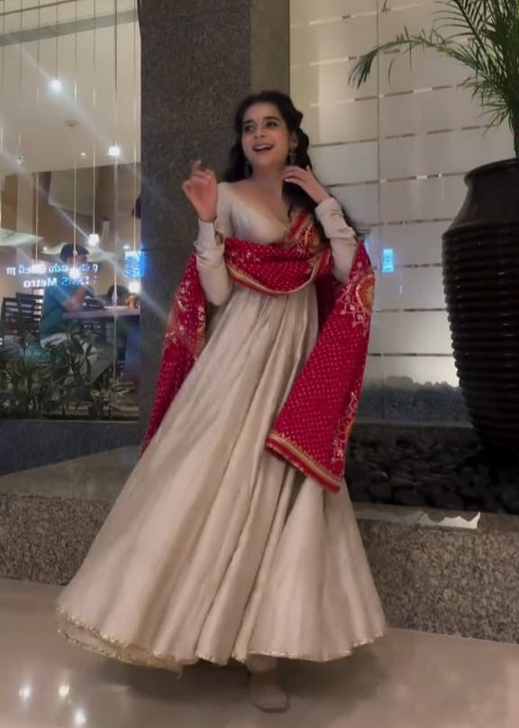 Mithila Palkar Anarkali Set for weddings and special occasions by My Store