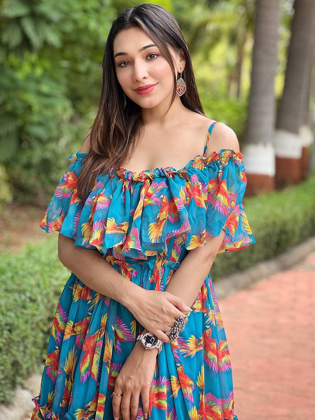 Vacay Vibes Blue Maxi Dress