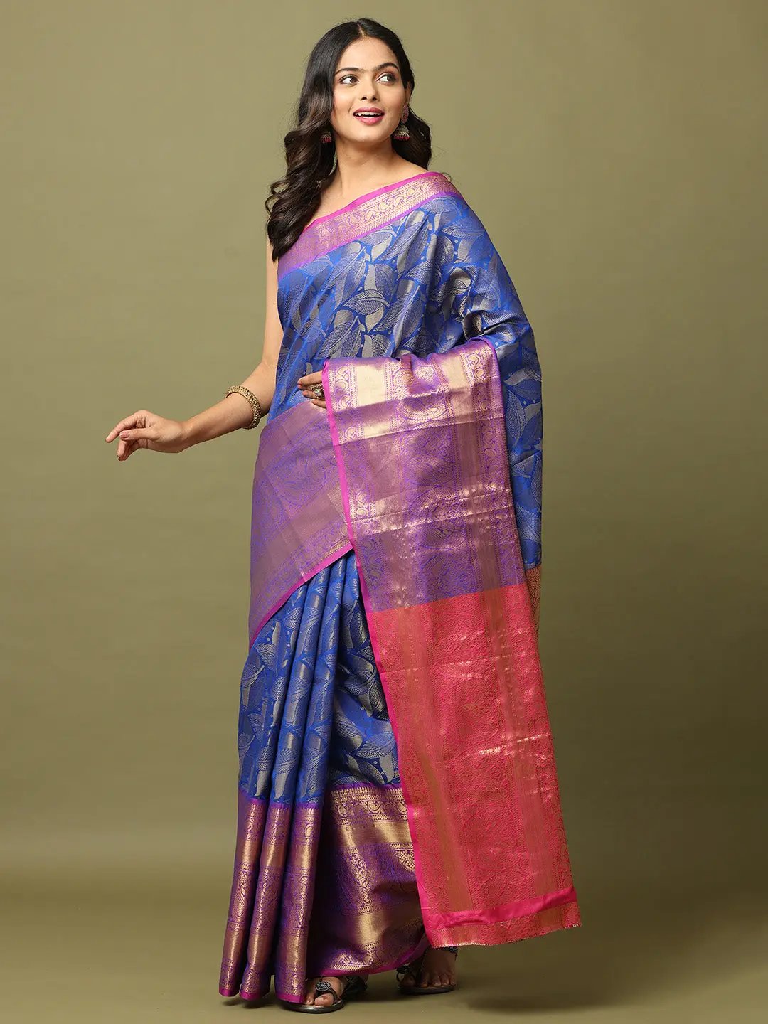 Banarasi Pattu Self Zari Weaving Saree