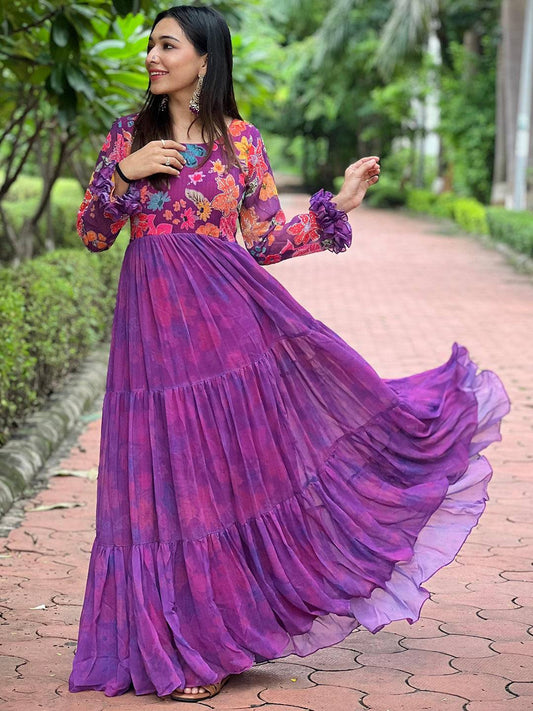 Majestic Swarovski Flare Dress by My Store