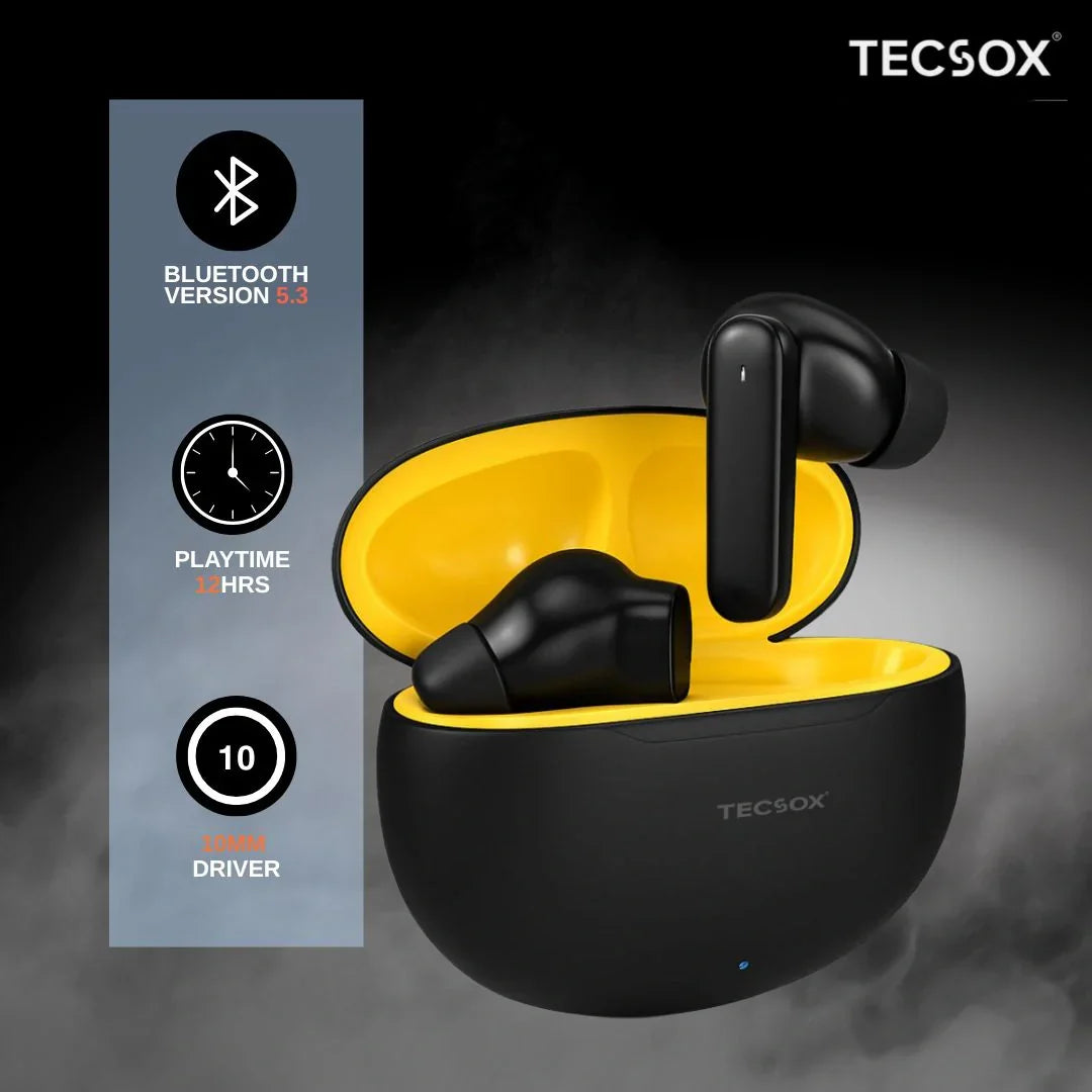 Order TecSox Pulse 611 Bluetooth Earbuds | Deep Bass