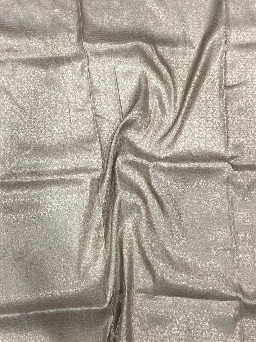 Light Beige Kanjivaram Digital Silk Saree by My Store