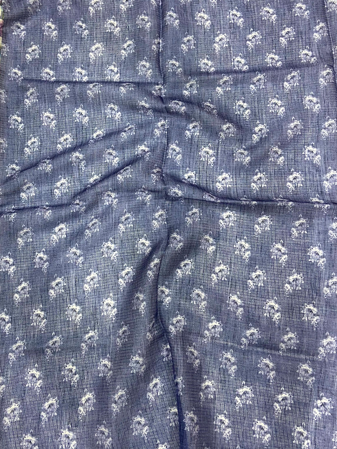 Lavender Floral Cut Work Kota Saree by My Store