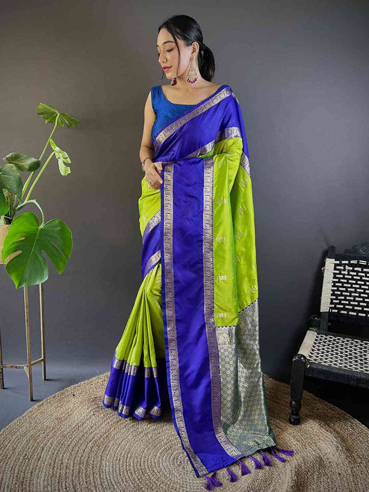 Eyecapthear Gadhwal Pure Soft Silk Festive Wear Saree by My Store