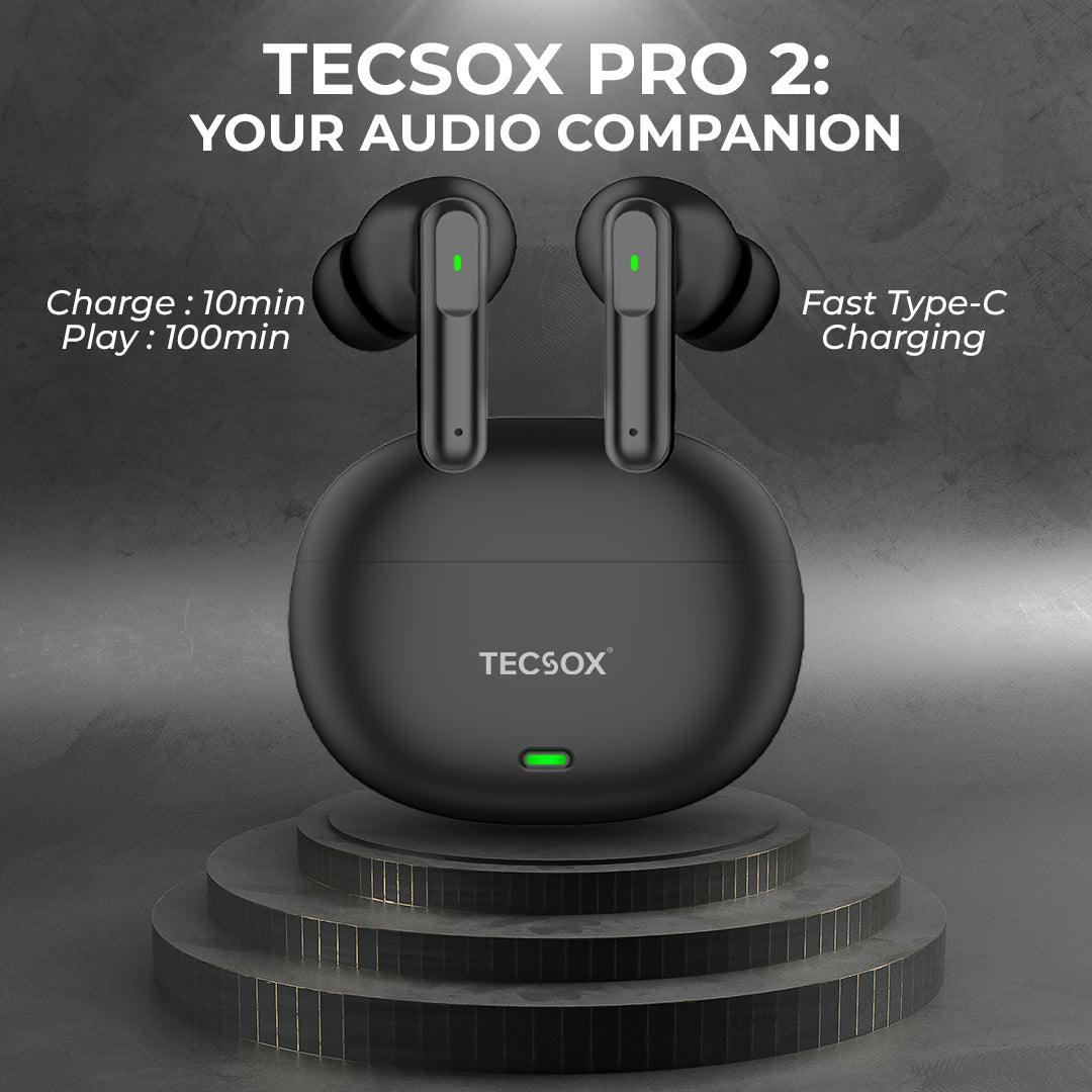Buy TecSox Pro 2 Wireless Earbud With Lightweight