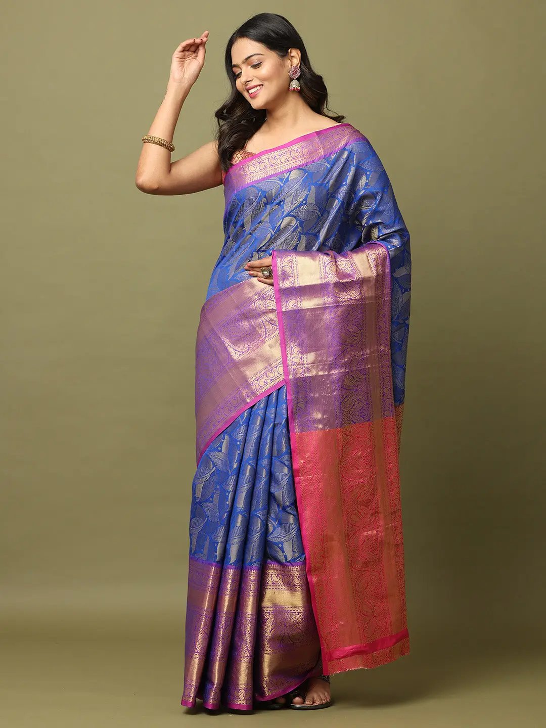 Banarasi Pattu Self Zari Weaving Saree
