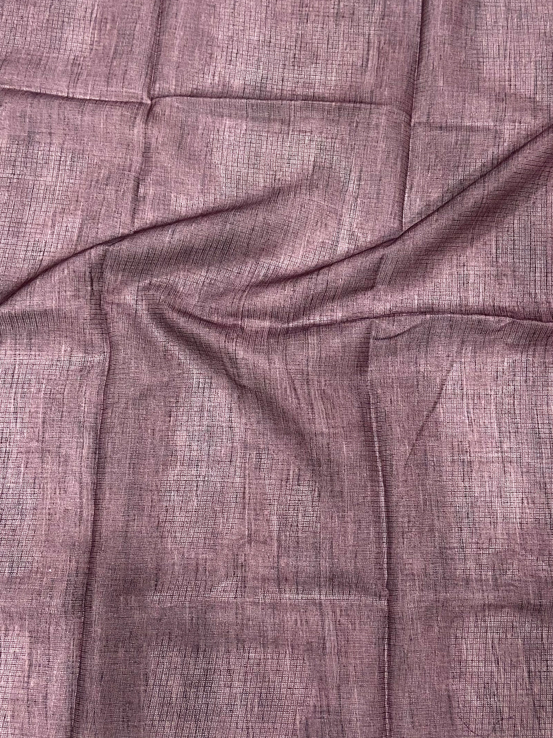 Mauve Pink Kota Floral Digital Cut Work Saree by My Store