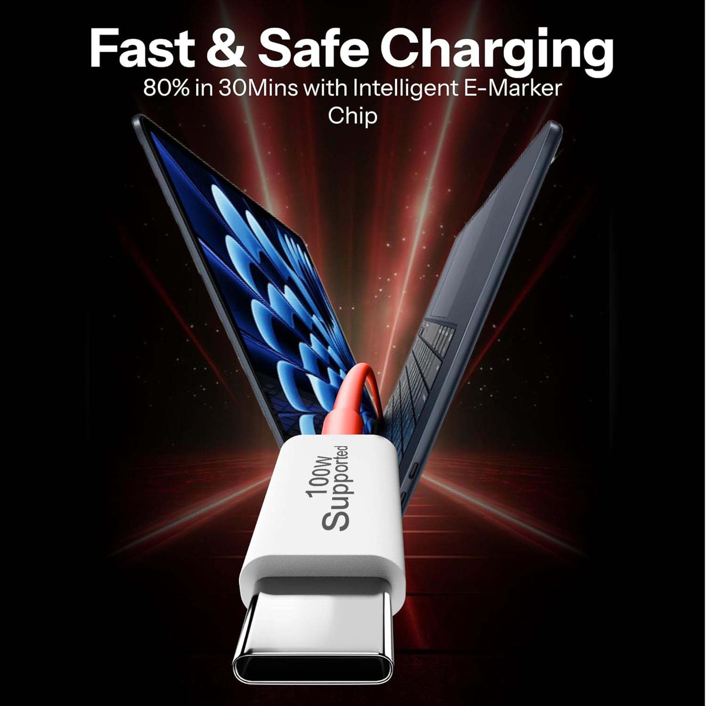 100W  Cable | Fast Charging and Data Transfer | Under ₹200