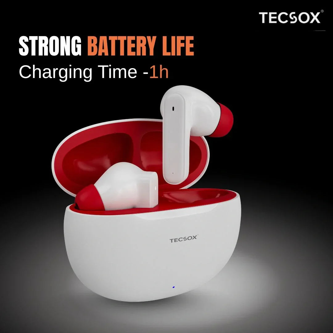 Order TecSox Pulse 611 Bluetooth Earbuds | Deep Bass
