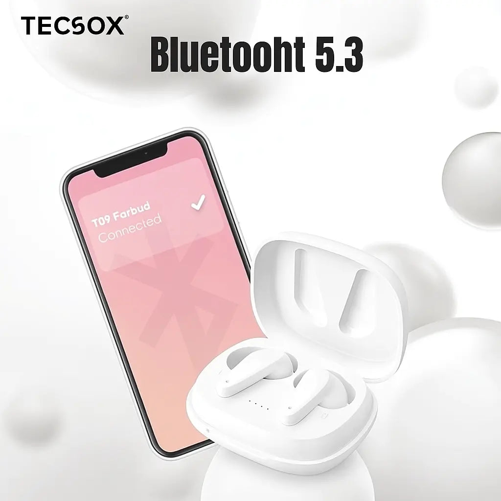 Order TecSox Pulse Bluetooth Earbuds | Deep Bass | Under ₹1000