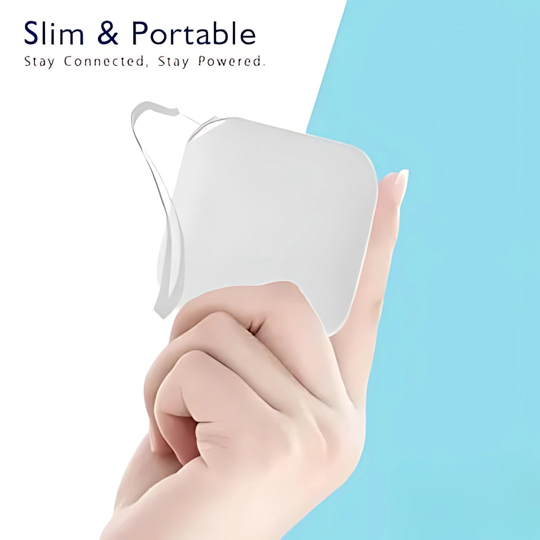 TecSox 15W Mini Pocket Size Powerbank | 8000mAh | 3 USB Ports