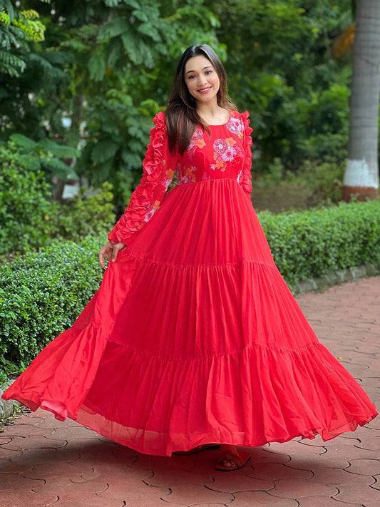 Radiant Ruby Dress by My Store