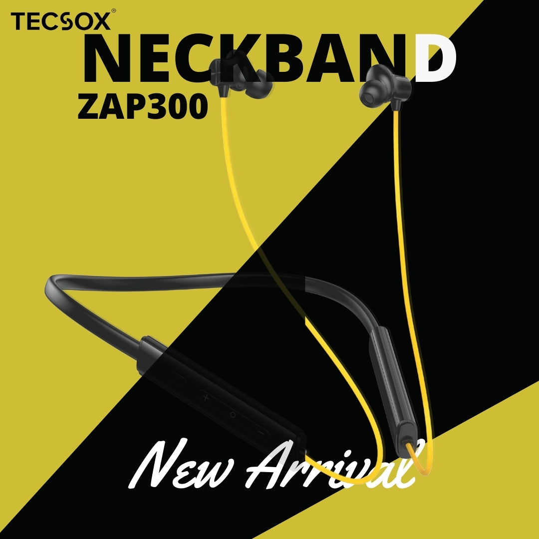 Zap300 Bluetooth Neckband | ENC | 40 Hr  | IPX Water Resistant