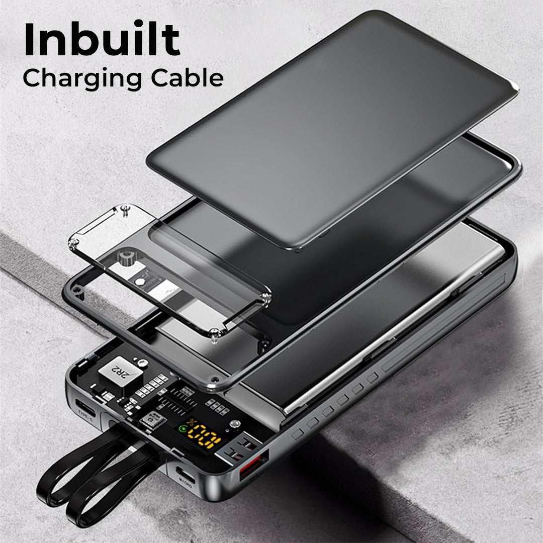 Buy TecSox Force Pro 10000mAh Power Bank  | 25W Output