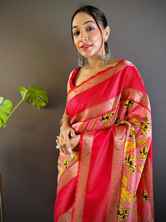 Opulent Rettapet Banarasi Silk Saree by My Store