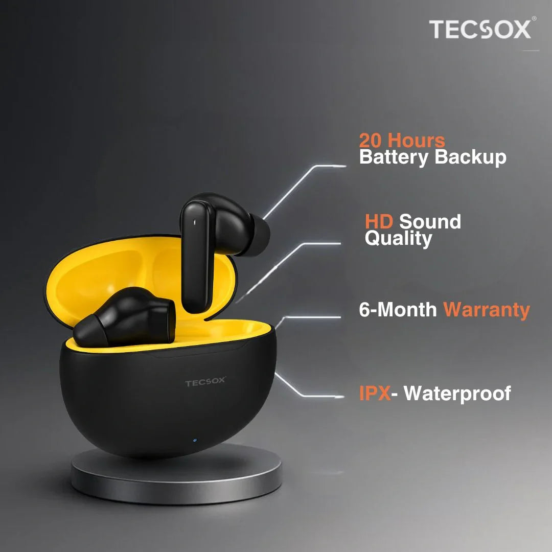 Order TecSox Pulse 611 Bluetooth Earbuds | Deep Bass