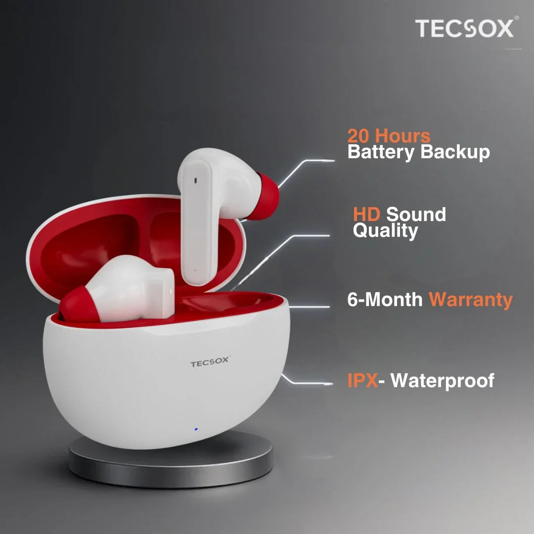 Order TecSox Pulse 611 Bluetooth Earbuds | Deep Bass