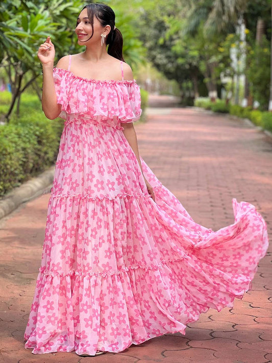 Serene Rosette Flower Dress by My Store