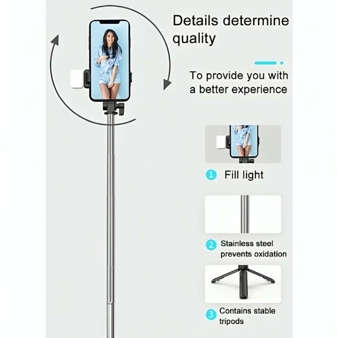 Order TecSox Selfie Stick Tripod R1S with Remote Control