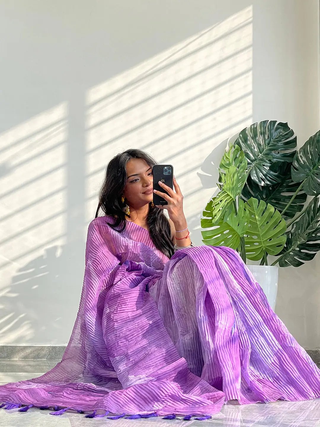 Multy Colored Print Bollywood Design Crash Saree by My Store