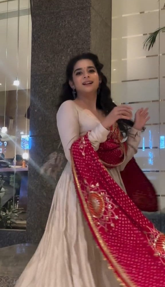 Mithila Palkar Anarkali Set for weddings and special occasions by My Store