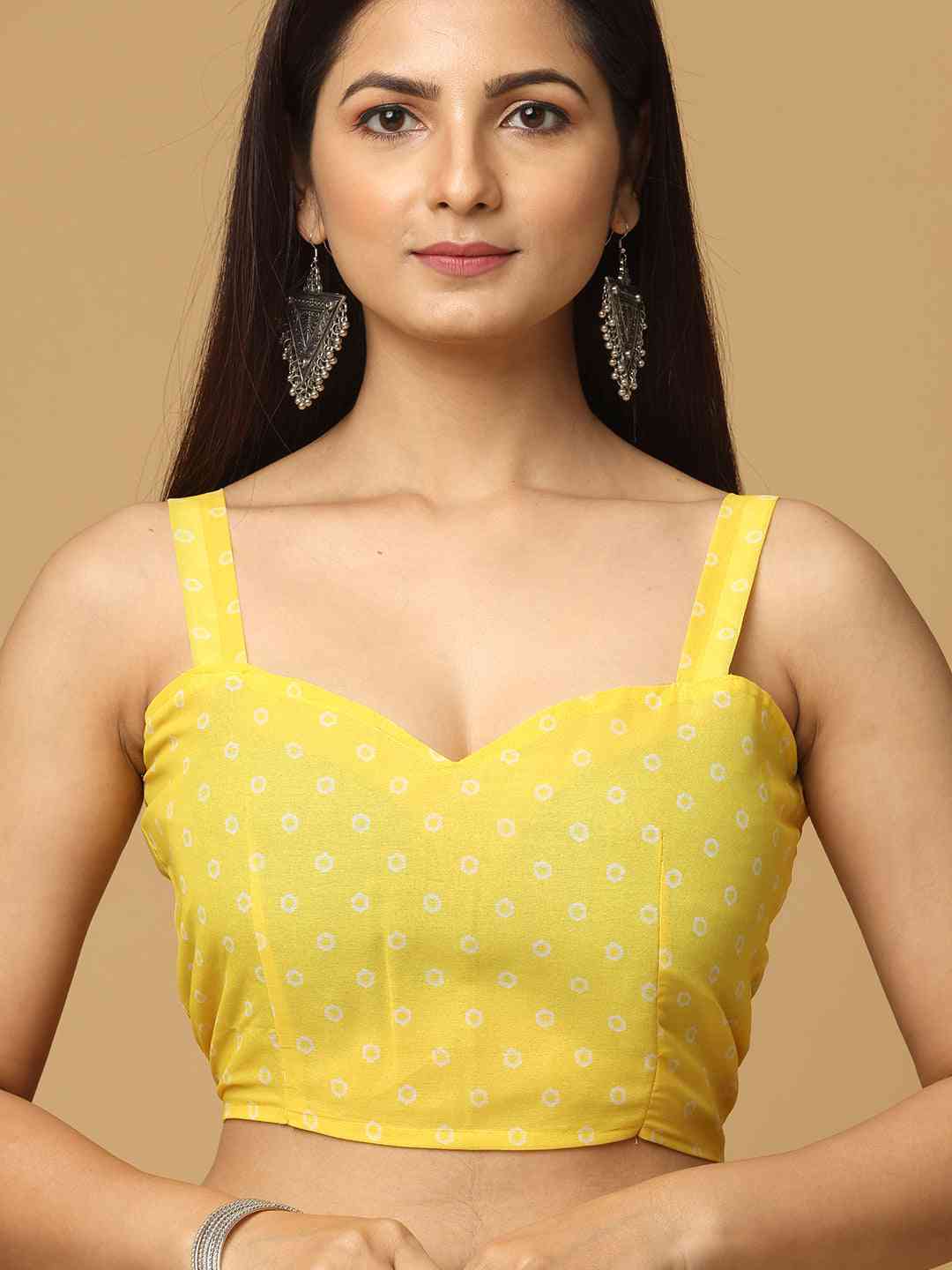 Leheriya Yellow Colour Soft Georgette Digital Print Party Wear Saree by My Store