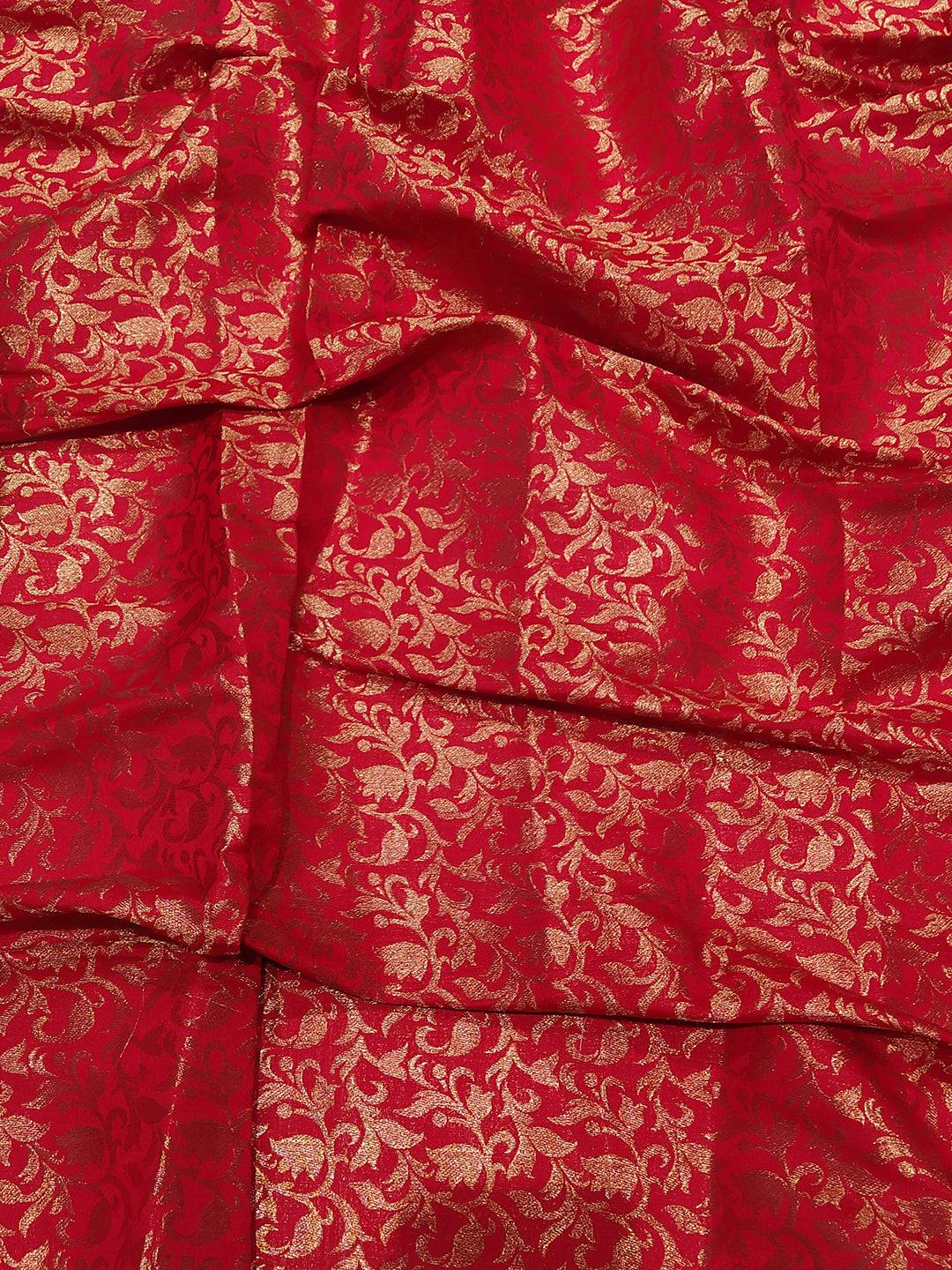 Aura Soft Silk Bottle Green Colour Saree With Kanjivaram Weaving