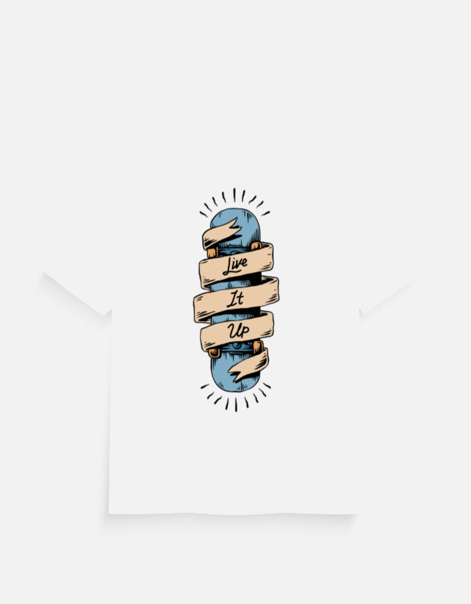 Live It Up – Ribbon Deck T-Shirt