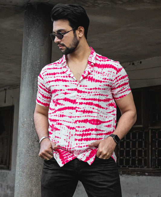 Tie-Dye Pink Shirt