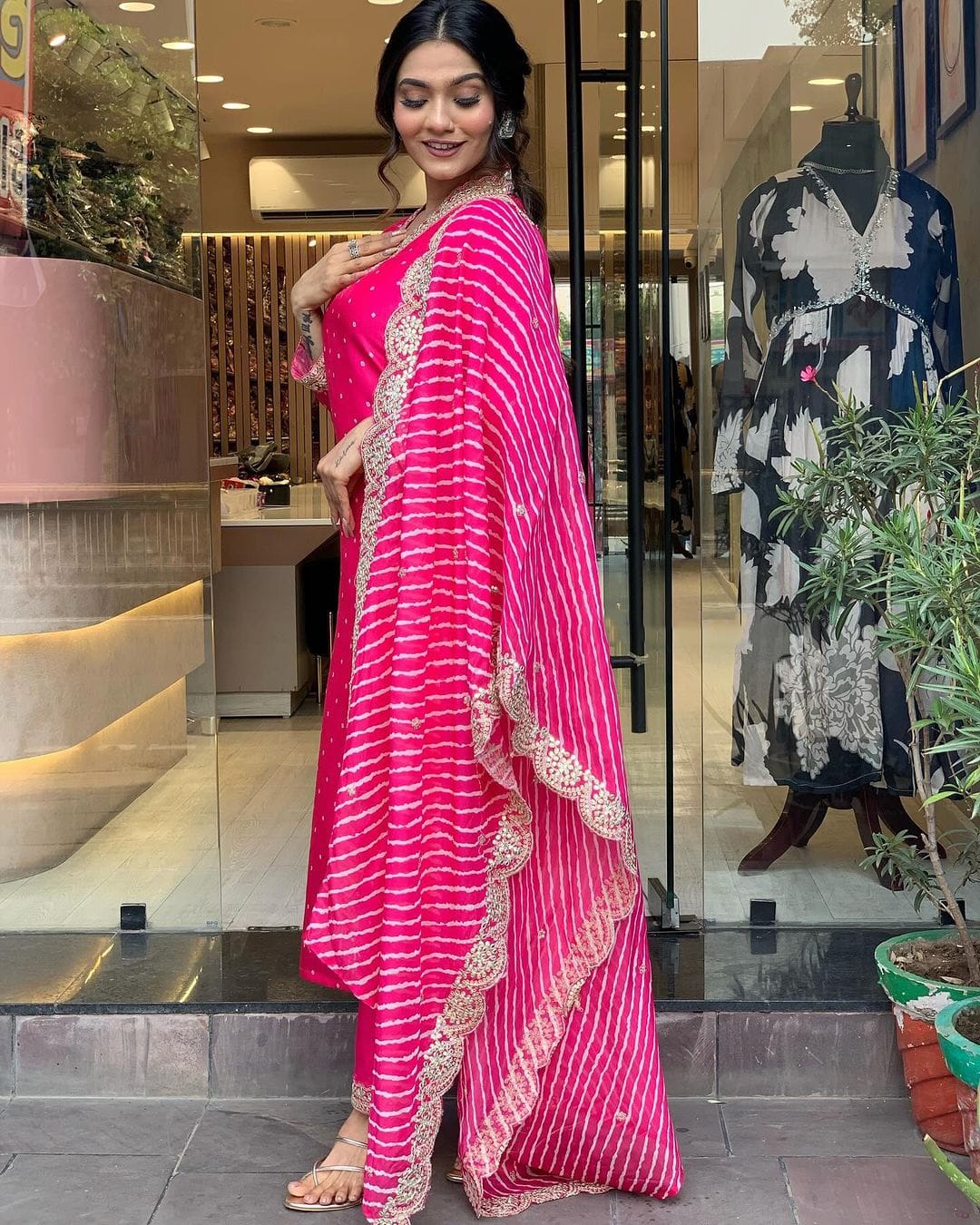 Radiant Pink Kurta Set for Effortless Elegance