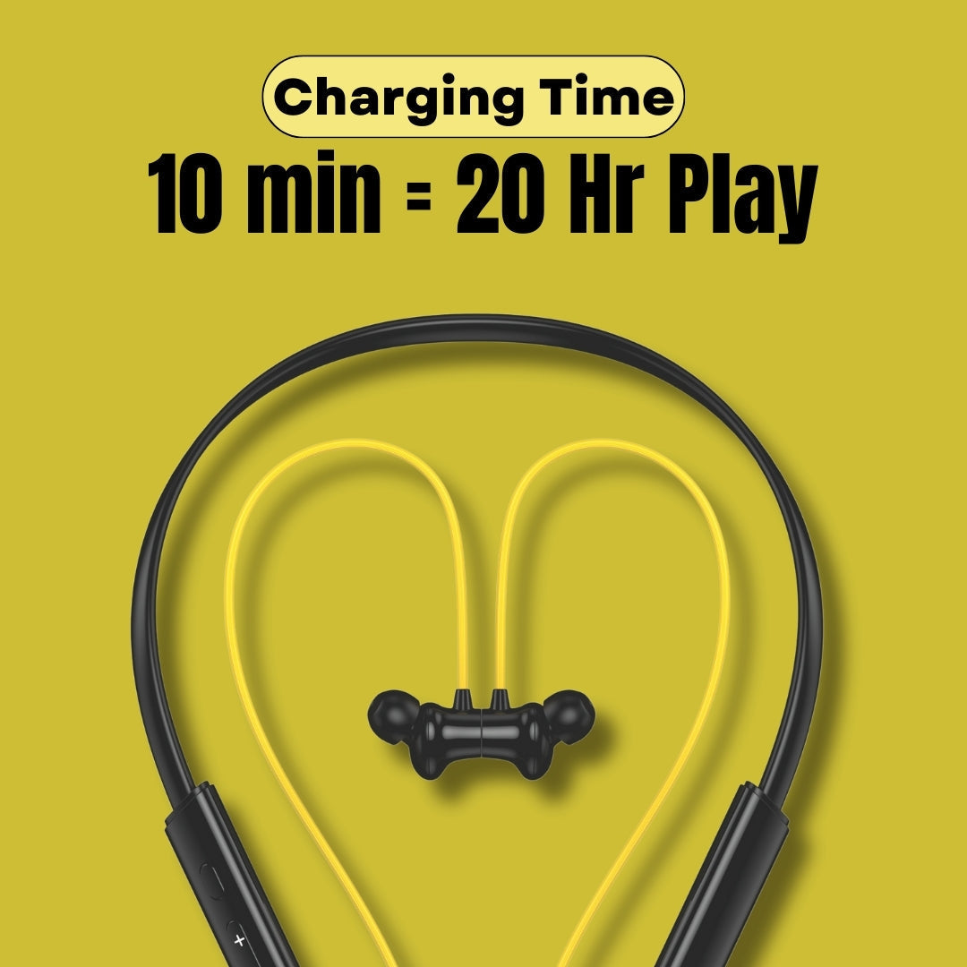 Zap300 Bluetooth Neckband | ENC | 40 Hr  | IPX Water Resistant