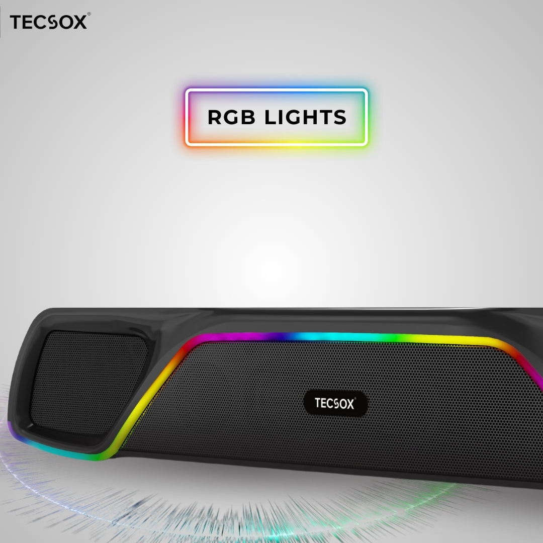 TecSox Soniq Series M2 | Speaker with 24watt & Powerful Bass