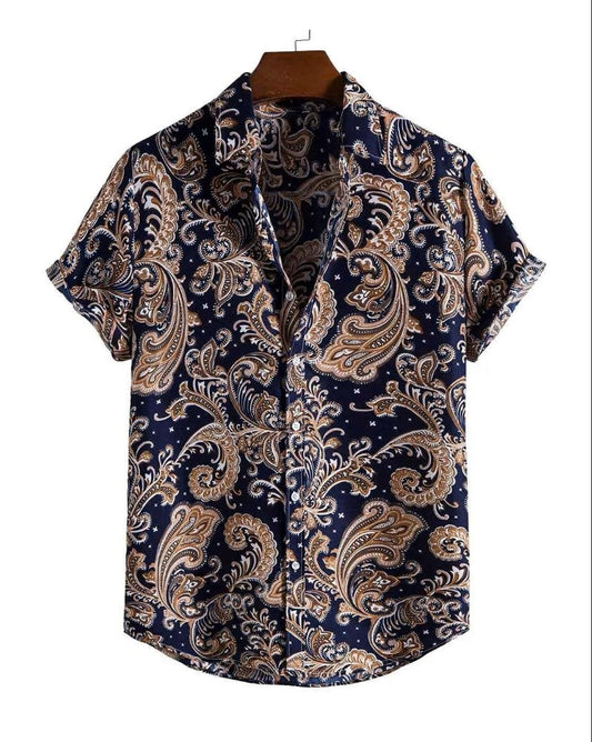 Ethnic Motifs Violet Shirt