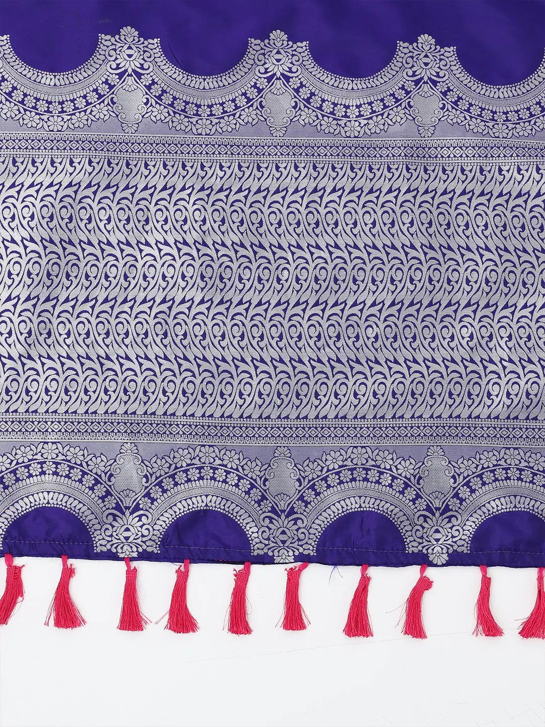 Banarasi Katan Silk Purple Colour Kanchi Zari Weaving Saree