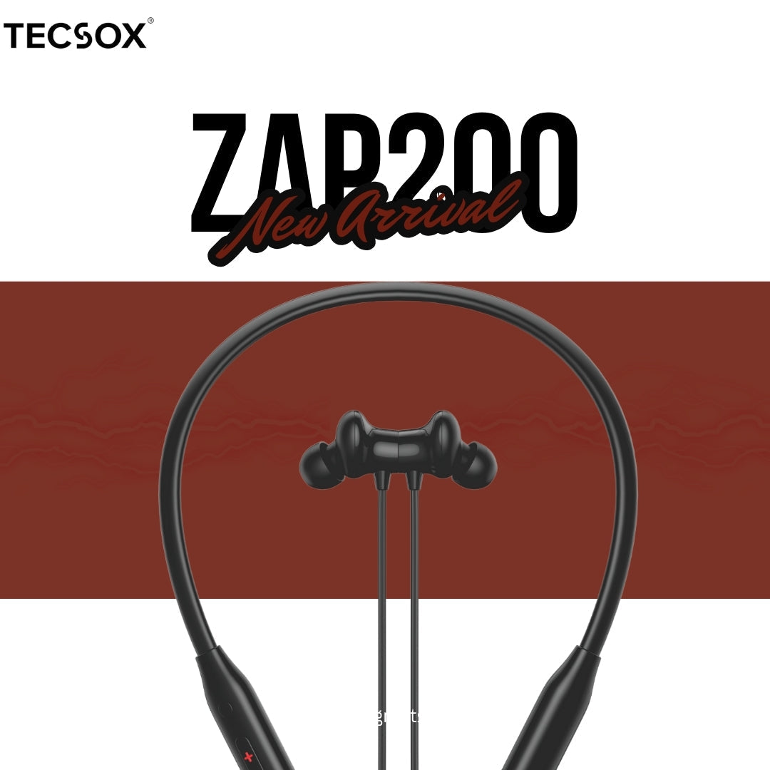 Zap200 Bluetooth Neckband | 40 Hr | High Bass | IPX Water Resistant