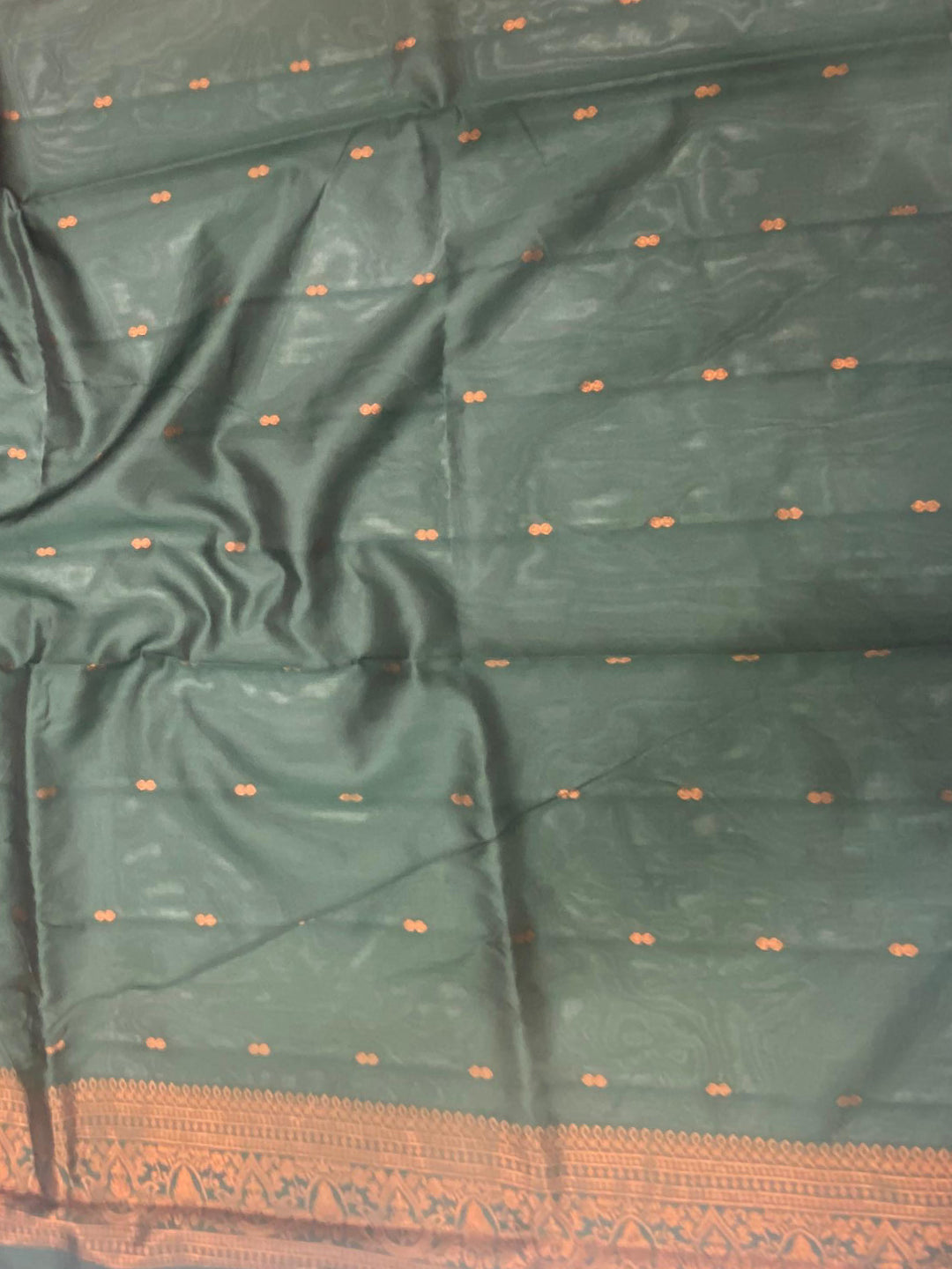 Light Pink Kanjivaram Tissue Saree With Gold Zari Weaving by My Store