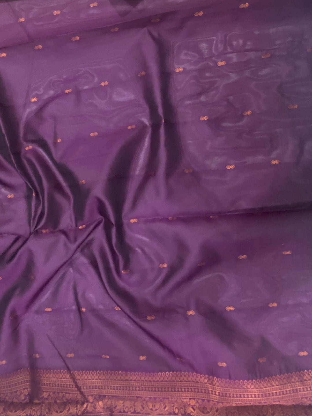 Light Green Kanjivaram Tissue Saree With Gold Zari Weaving by My Store