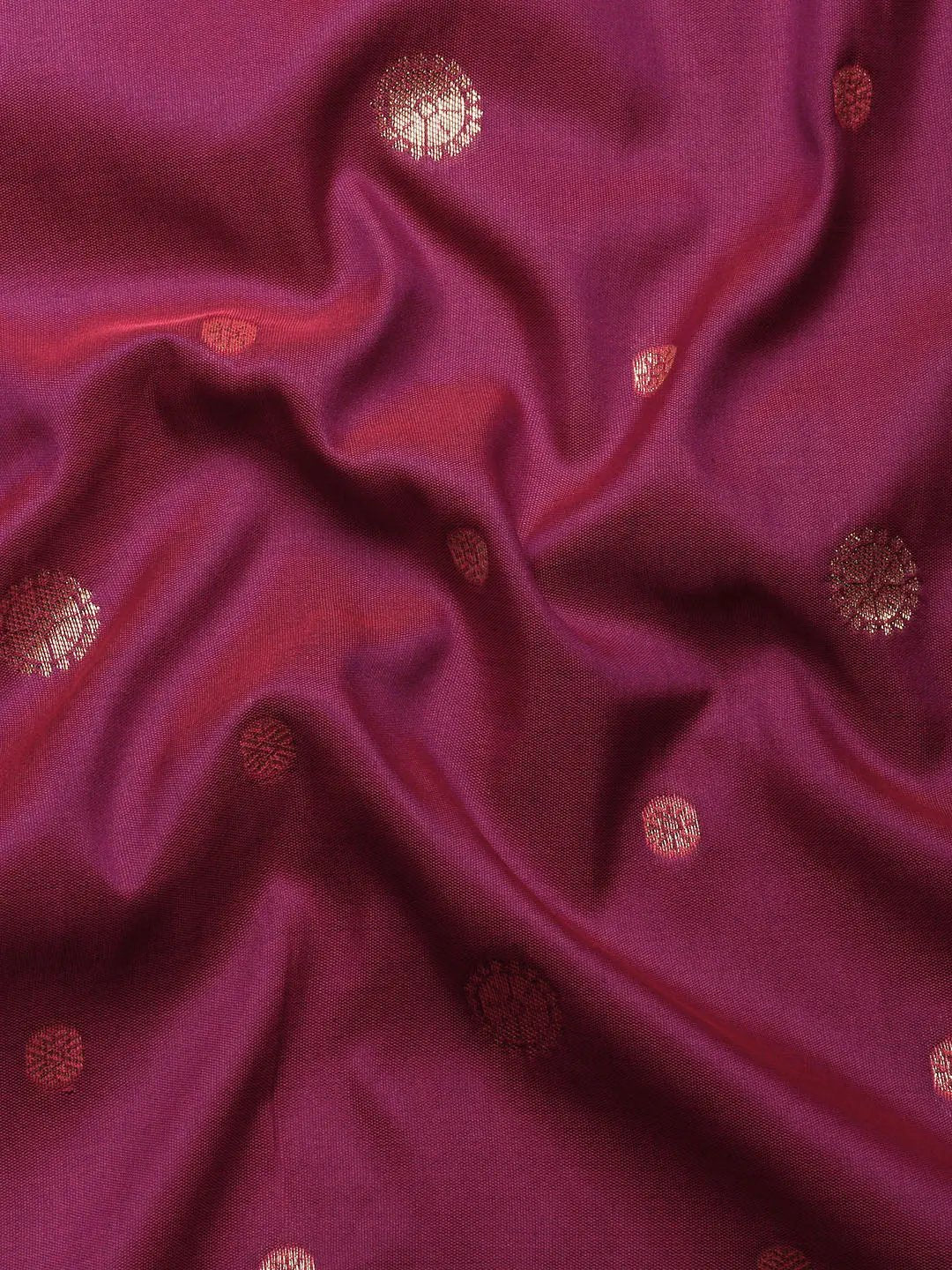 Exquisite Yevla Paithani Minakari Work Silk Saree in Maroon Colour by My Store