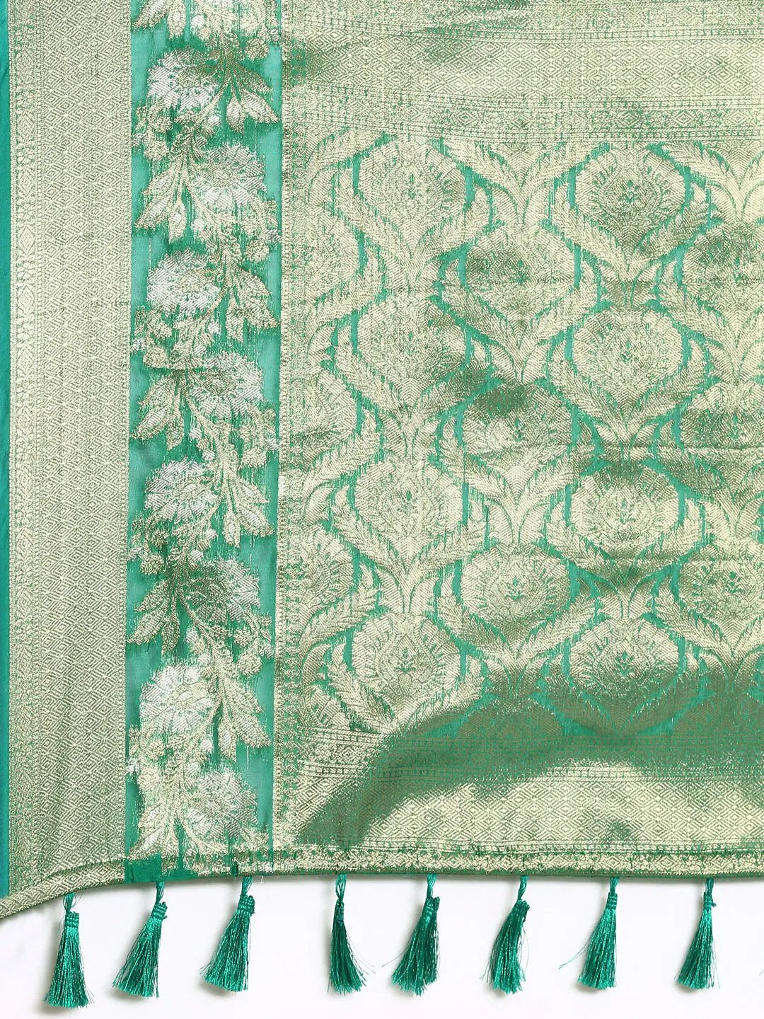 Banarasi Katan Tissue Silk Butti Design Festive Wear Saree by My Store