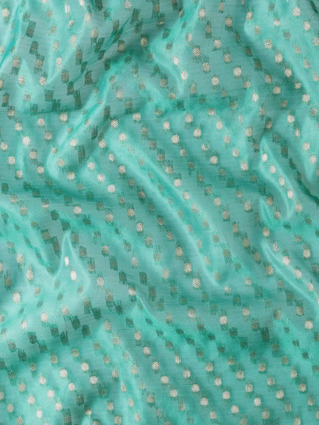 Banarasi Katan Tissue Silk Butti Design Festive Wear Saree by My Store