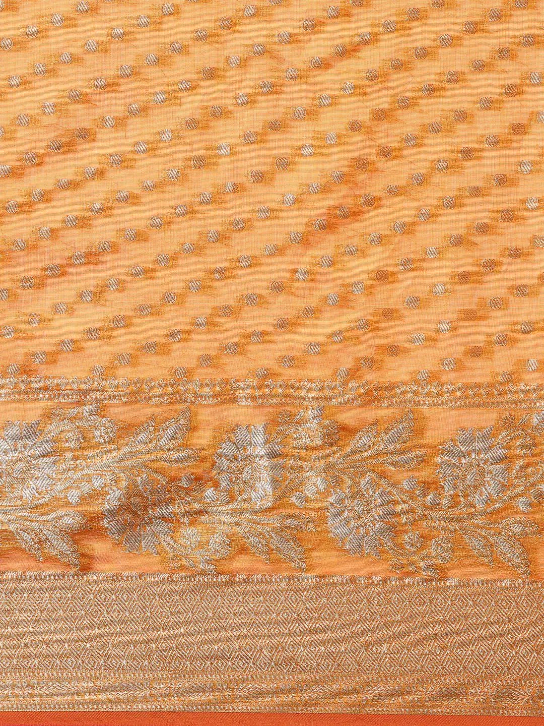 Banarasi Katan Tissue Silk Butti Design Festive Wear Saree by My Store