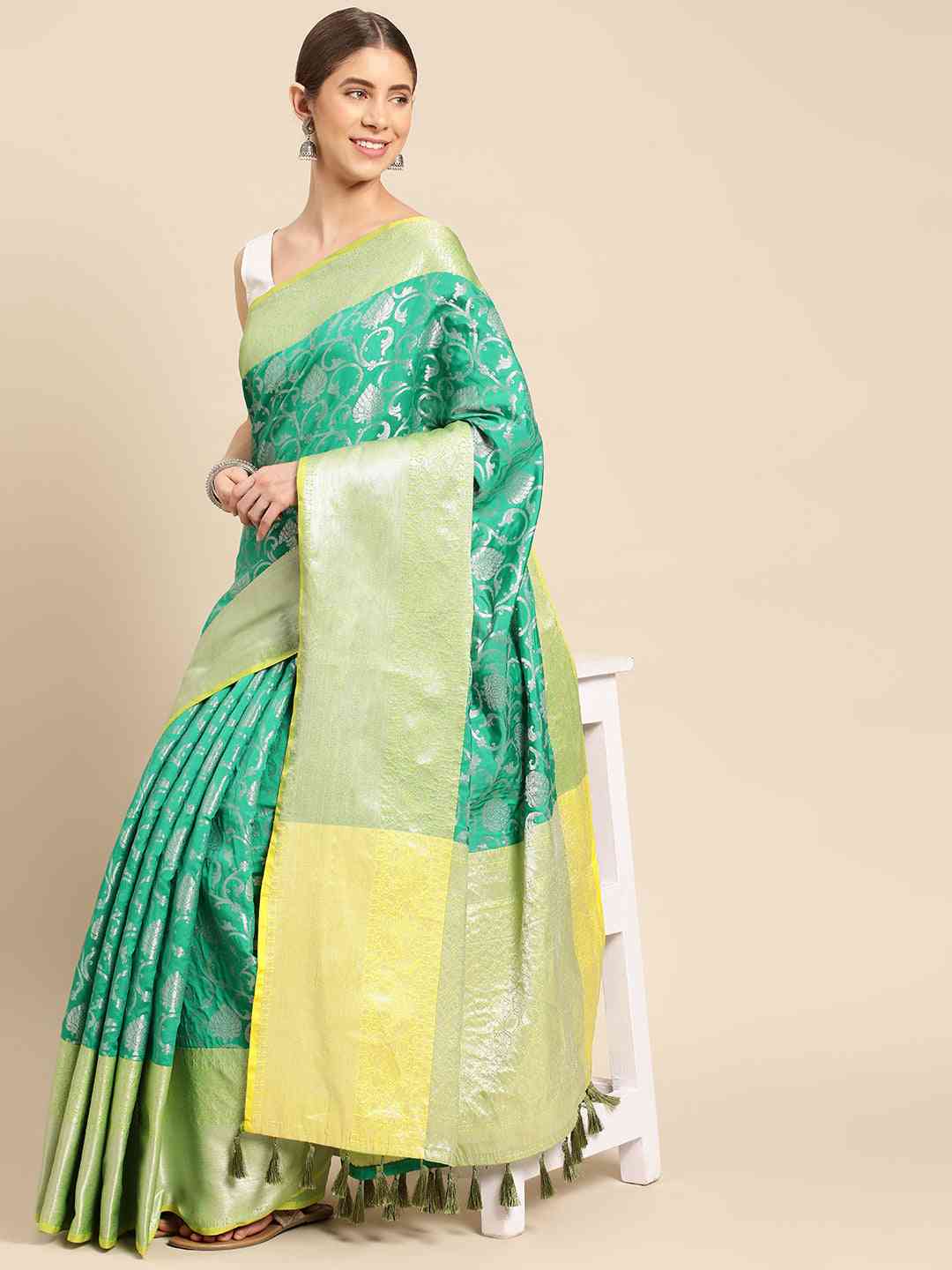 Banarasi Katan Silk Design Festive Wear Saree