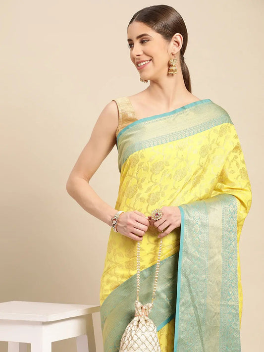 Banarasi Katan Silk Design Festive Wear Saree