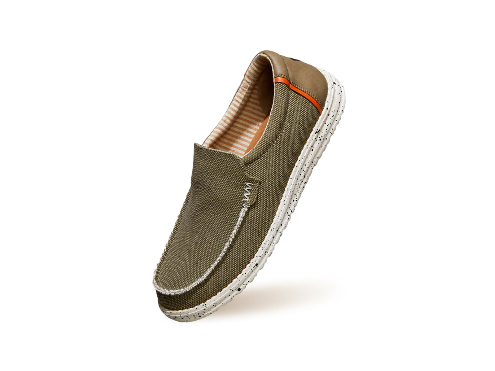 The Wanderers Slip Ons : Olive by My Store