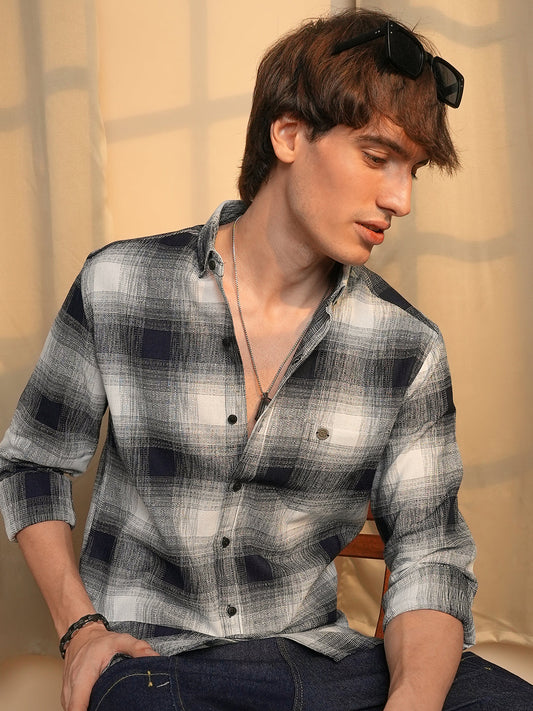 Ombre Buffalo Check Shirt