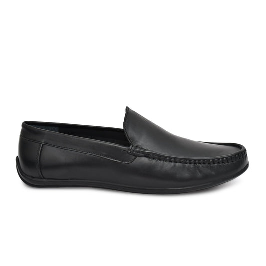 Black Leather Loafers