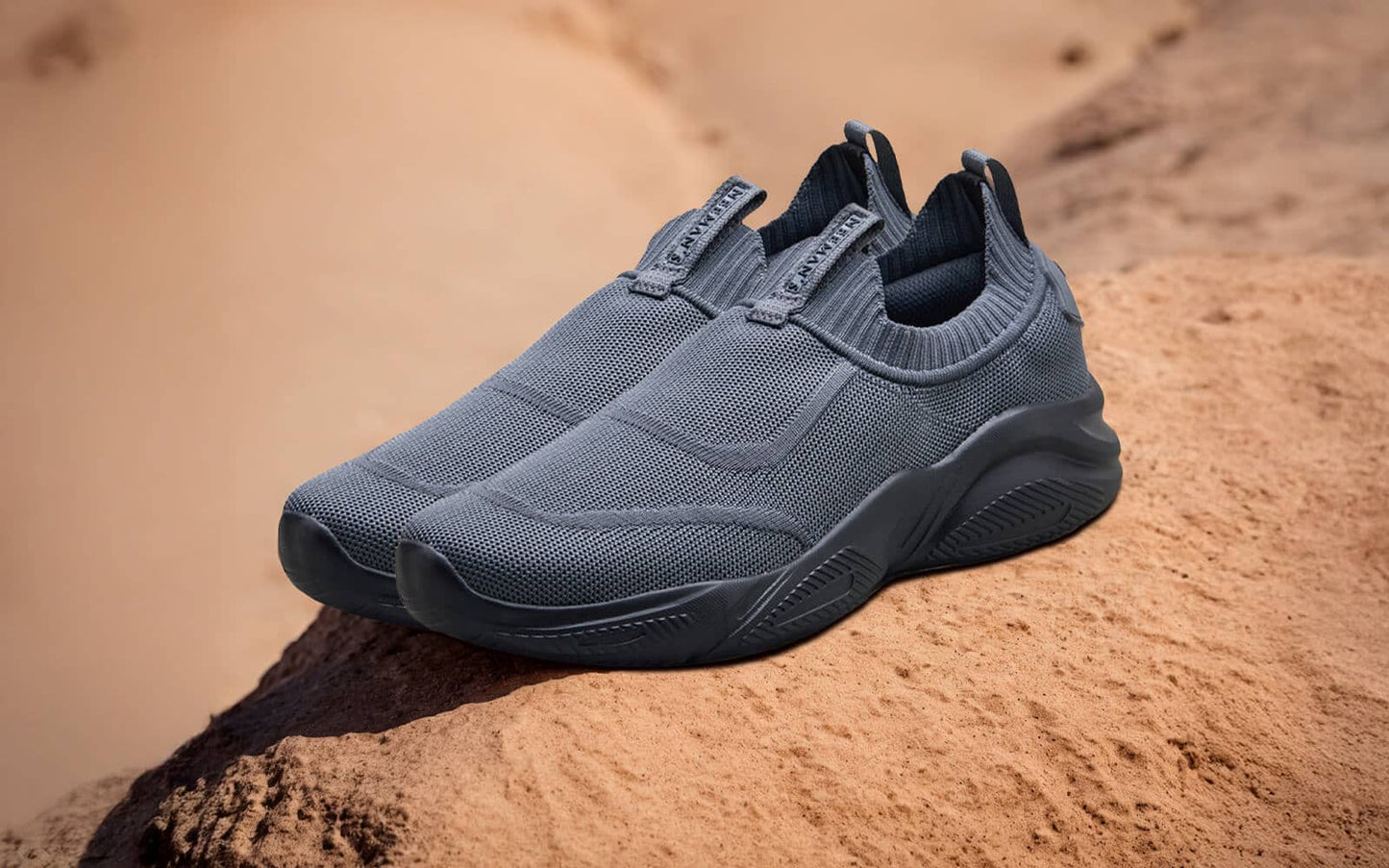 Sole Max Slip-Ons – Ultra Grey | Lightweight Everyday Slip-On Shoes for Men & Women