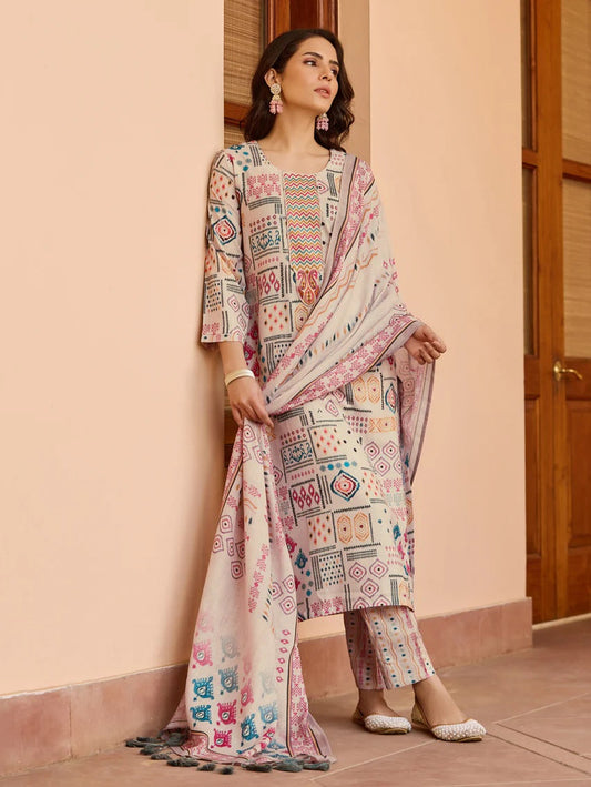 Summer Special Cotton Printed Kurta Set